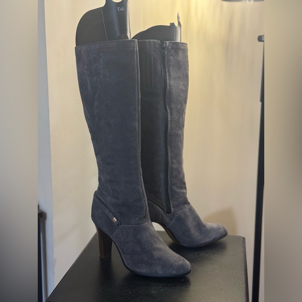 Hush Puppies Gray Heeled Boots